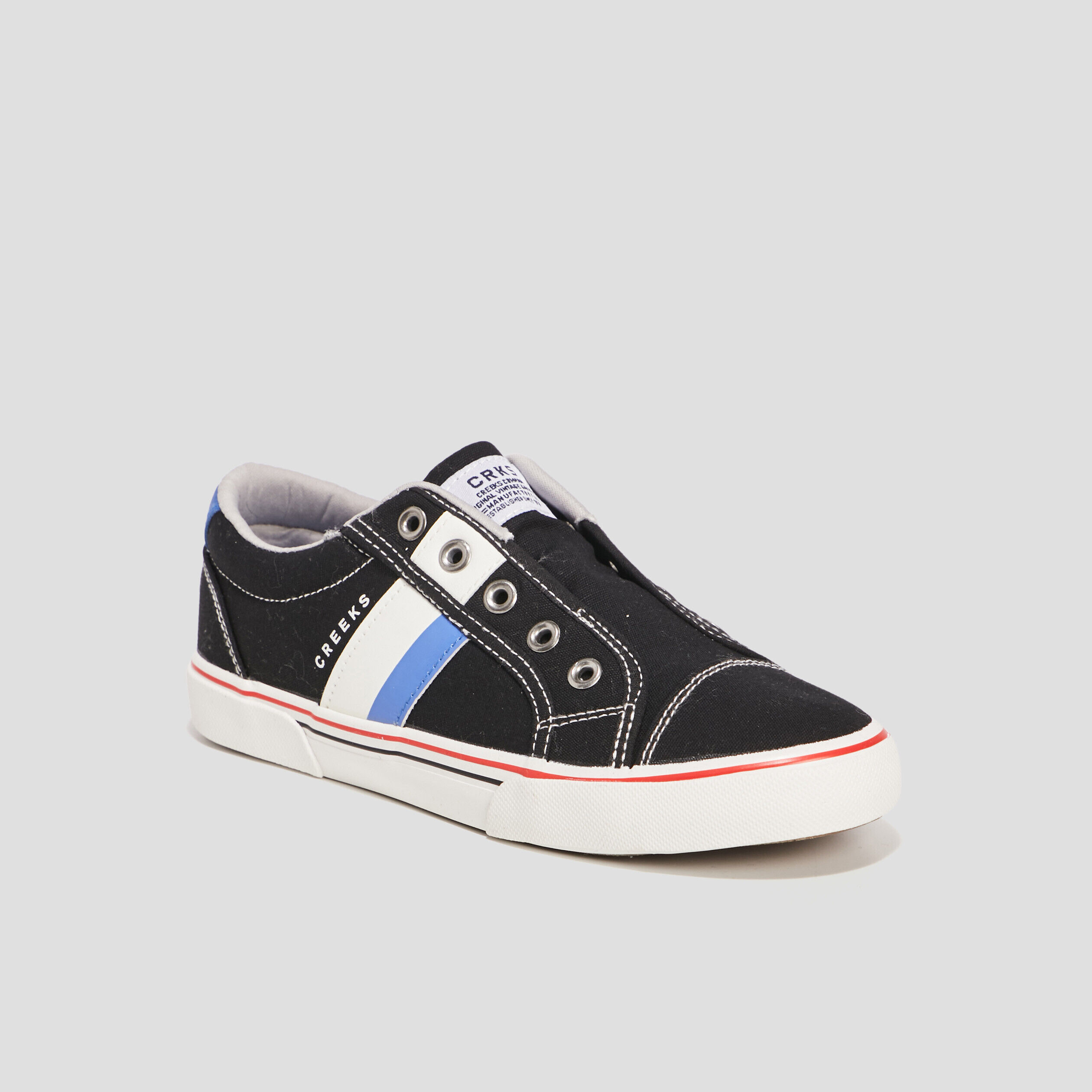 Tennis en toile Creeks noir garçon CREEKS