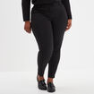 Pantalon skinny noir femme grande taille