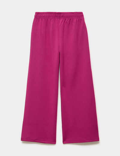 Pantalon de jogging effet stretch violet fille