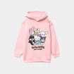 Sweat hoodie à capuche Hello Kitty rose fille