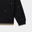 Sweat oversize avec clous coeur noir fille