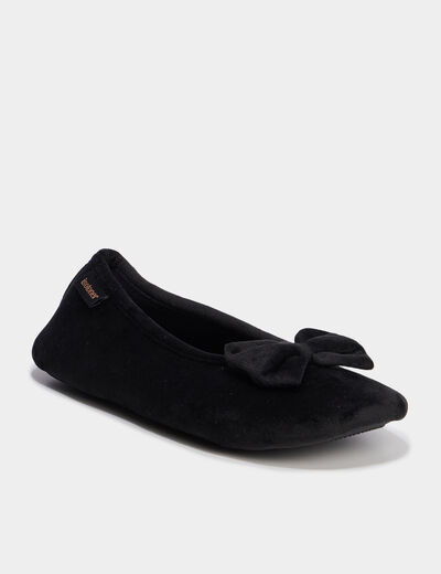 Chaussons ballerines Isotoner sable femme