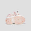 Bottes fourrées bout rond rose bébé fille