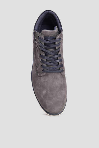 Bottines à lacets Bolanito gris homme