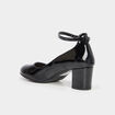 Escarpins vernis à talons noir femme
