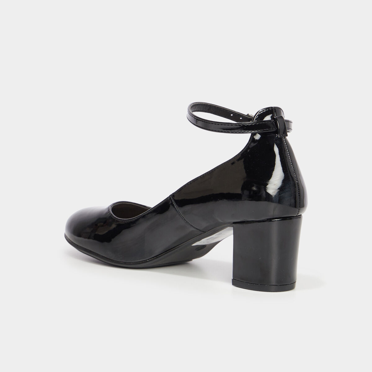Escarpins vernis à talons noir femme