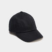 Casquette coton bomb&eacute;e ajustable noir gar&ccedil;on