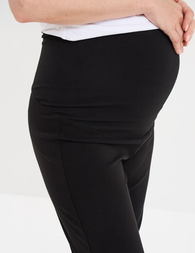 Pantalon maternit&eacute; confort stretch noir femme maternit&eacute;