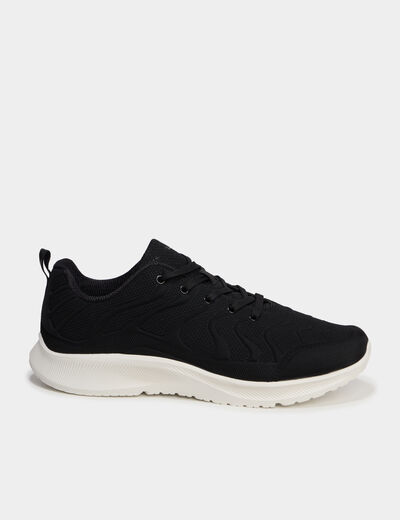 Baskets running noir homme