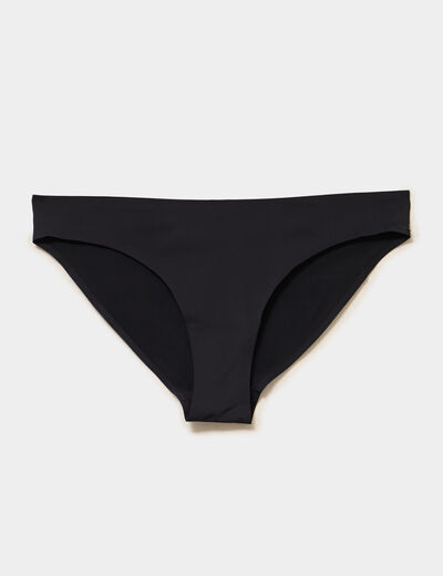 Culotte microfibre sans coutures noir femme