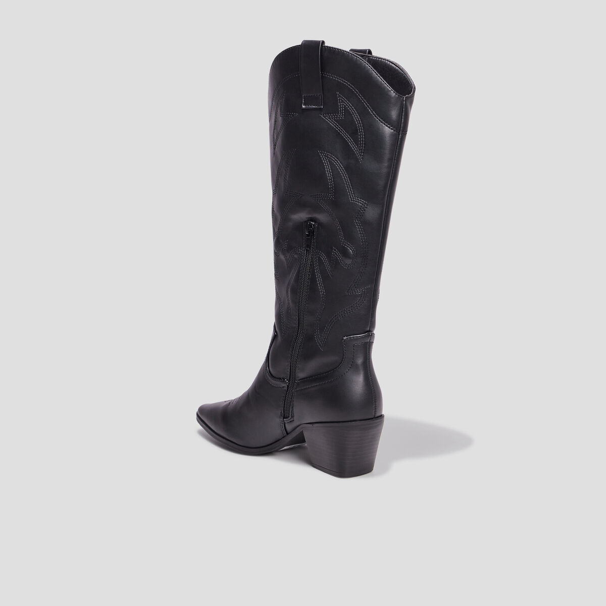 Bottes santiags bouts pointus noir femme