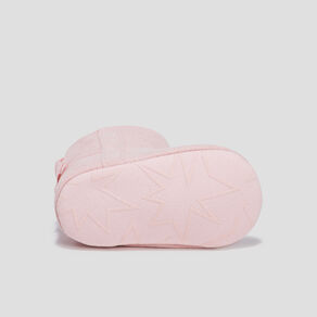 bottines avec noeuds rose bebef Bottines avec noeuds rose bébé fille