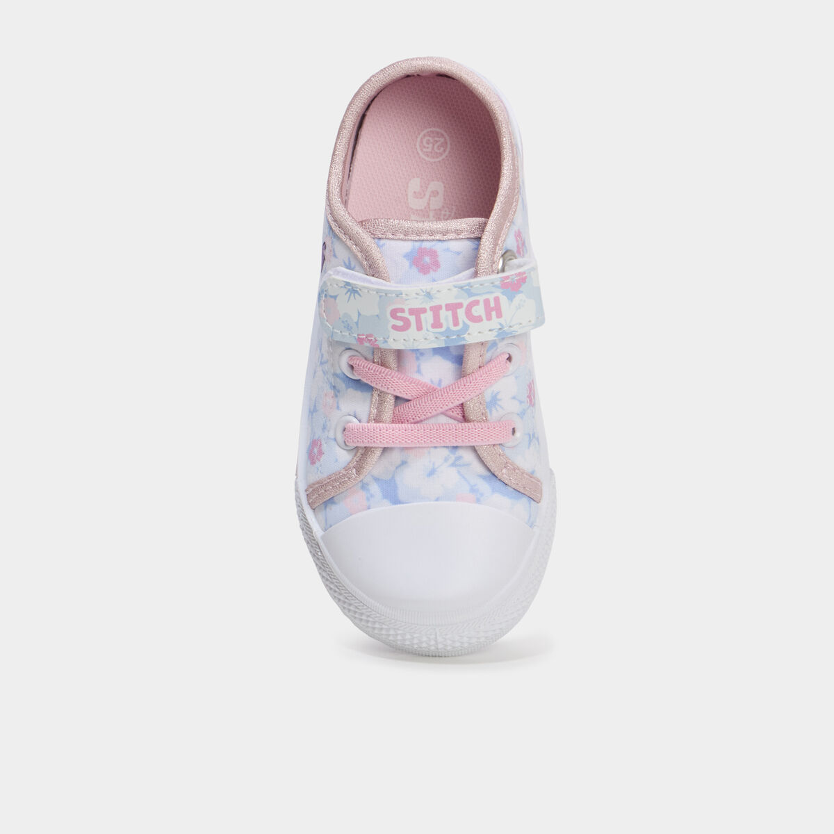 Tennis basses en toile lumineuses Stitch multicolore fille