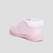 Chaussons bottillons fourrés forme chat rose fille