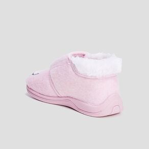 Chaussons bottillons fourrés forme chat rose fille