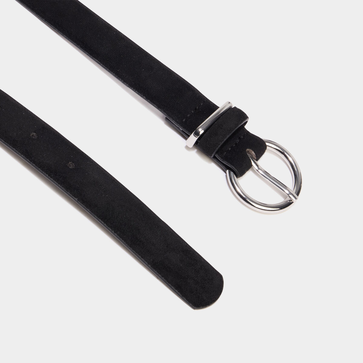 Ceinture su&eacute;dine noir femme
