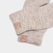 Mouffles doubl&eacute;es beige mixte