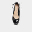 Escarpins vernis à talons noir femme