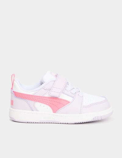 Tennis à lacets Puma V6 rose fushia fille