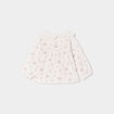 T-shirt col claudine broderie anglaise ecru bébé fille