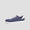 Tennis basses à lacets bleu marine homme
