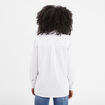 Chemise manches longues 1 poche coton blanc femme