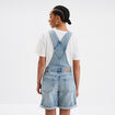 Combishort en jean coton denim triple stone femme