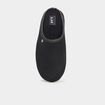 Chaussons mules noir femme