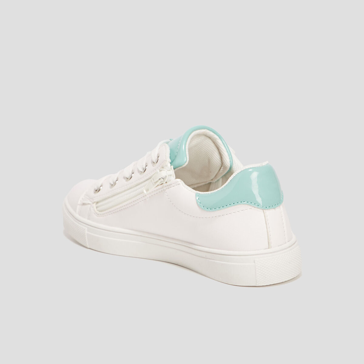 Tennis &agrave; lacets Liberto blanc fille