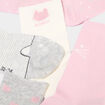 Lot 5 paires chaussettes rose clair fille