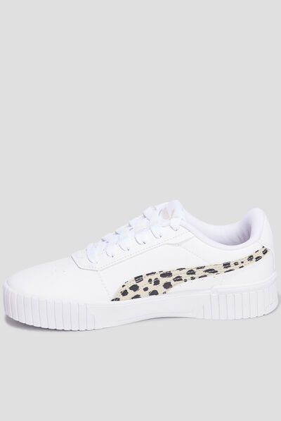 Tennis basses à lacets Puma Carina 2.0 blanc fille