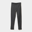 Legging taille haute &eacute;lastiqu&eacute;e gris fonc&eacute; femme