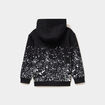 Sweat molleton &agrave; capuche hoodie noir gar&ccedil;on