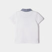 Polo manches courtes coton blanc bébé garçon