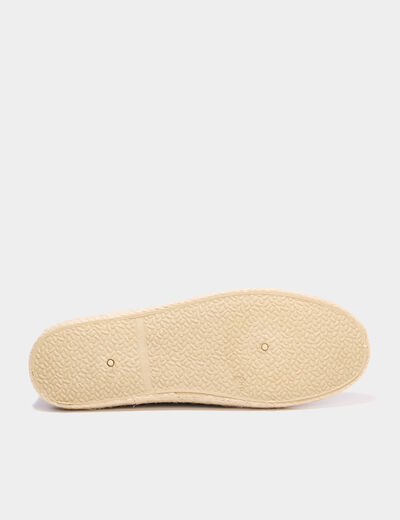Derbies en toile &agrave; lacets vert kaki femme