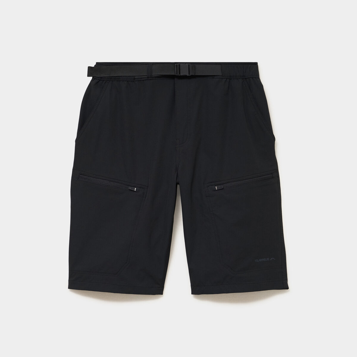 Short de randonn&eacute;e respirant noir homme