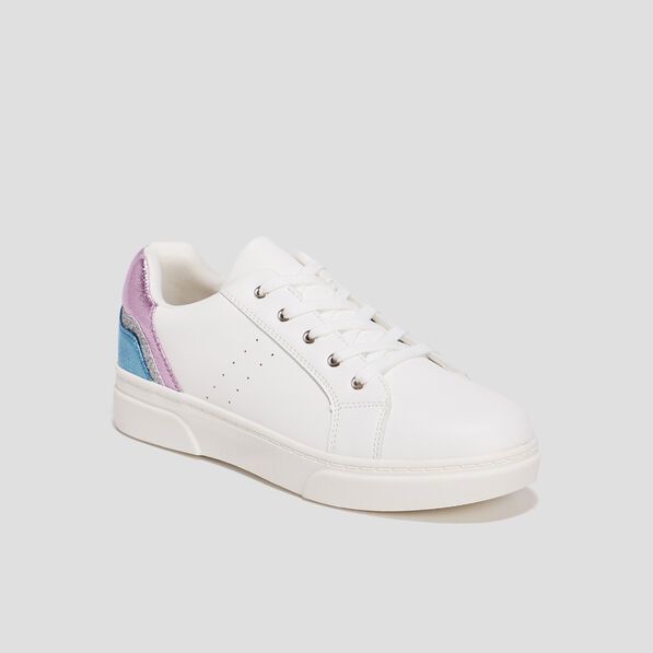tennis a lacets blanc fille Tennis à lacets blanc fille