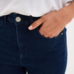 Jeans skinny taille haute denim brut femme
