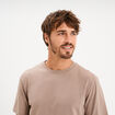 T-shirt slim stretch manches courtes gris homme