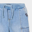 Jeans poches rabats denim bleach b&eacute;b&eacute; gar&ccedil;on