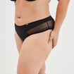 Culotte avec microfibre Izold noir femme grande taille