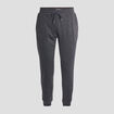 Pantalon jogging droit molleton gris foncé homme