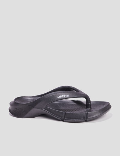 Tongs noir homme