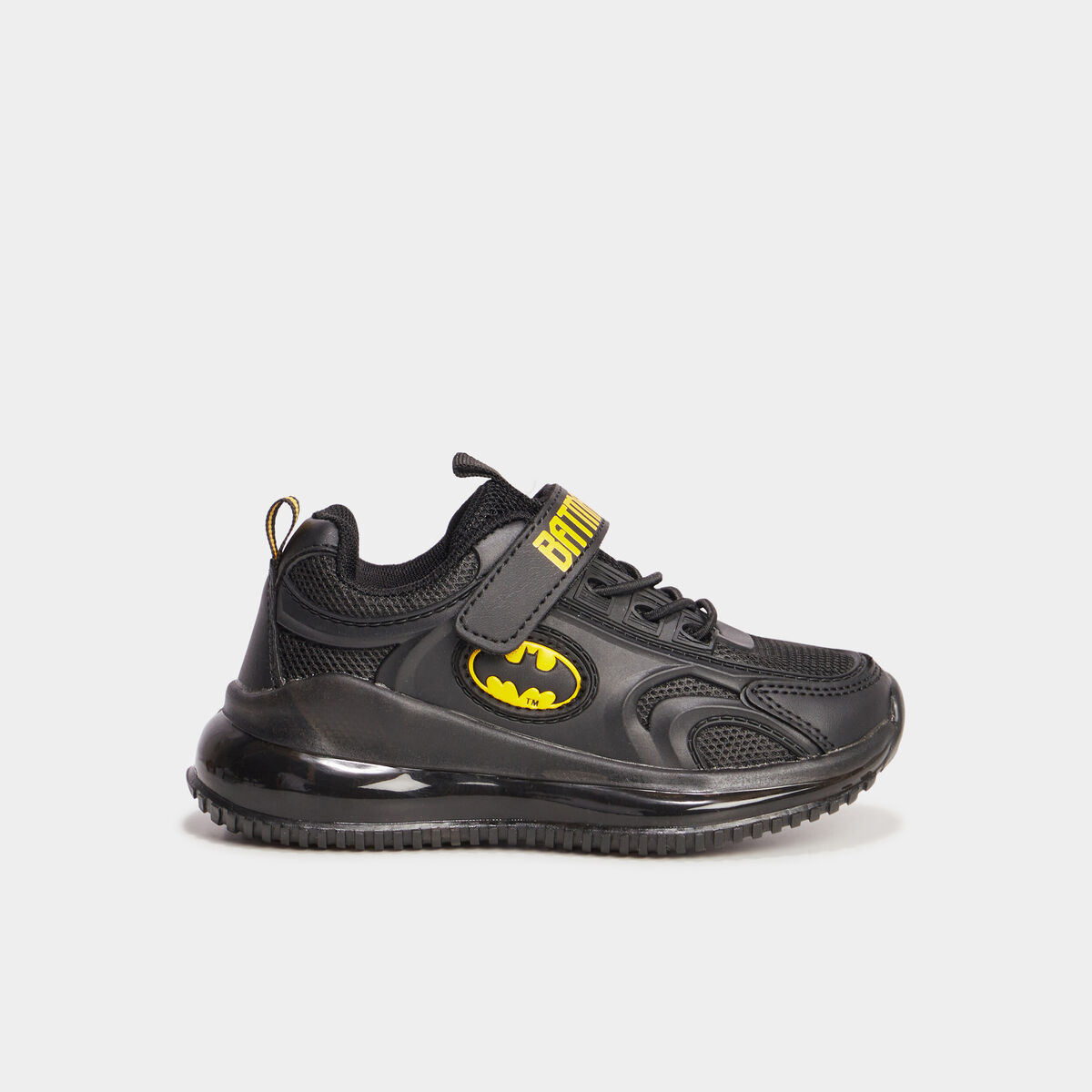 Baskets running à scratchs Batman noir garçon