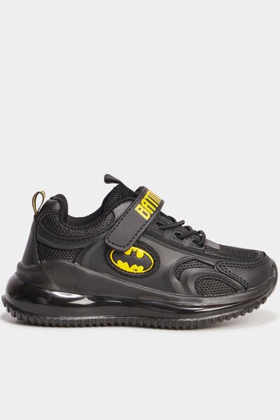 Baskets running &agrave; scratchs Batman noir gar&ccedil;on