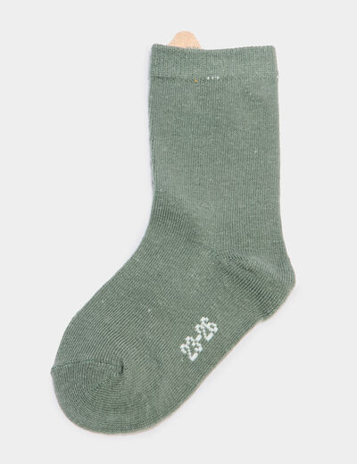Lot 5 paires chaussettes multicolore b&eacute;b&eacute; gar&ccedil;on