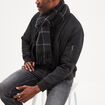 Écharpe noir homme