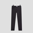 Pantalon slim stretch taille ajustable noir gar&ccedil;on