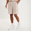 Bermuda chino droit coton blanc homme