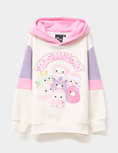 Sweat oversize hoodie Squishmallow multicolore fille
